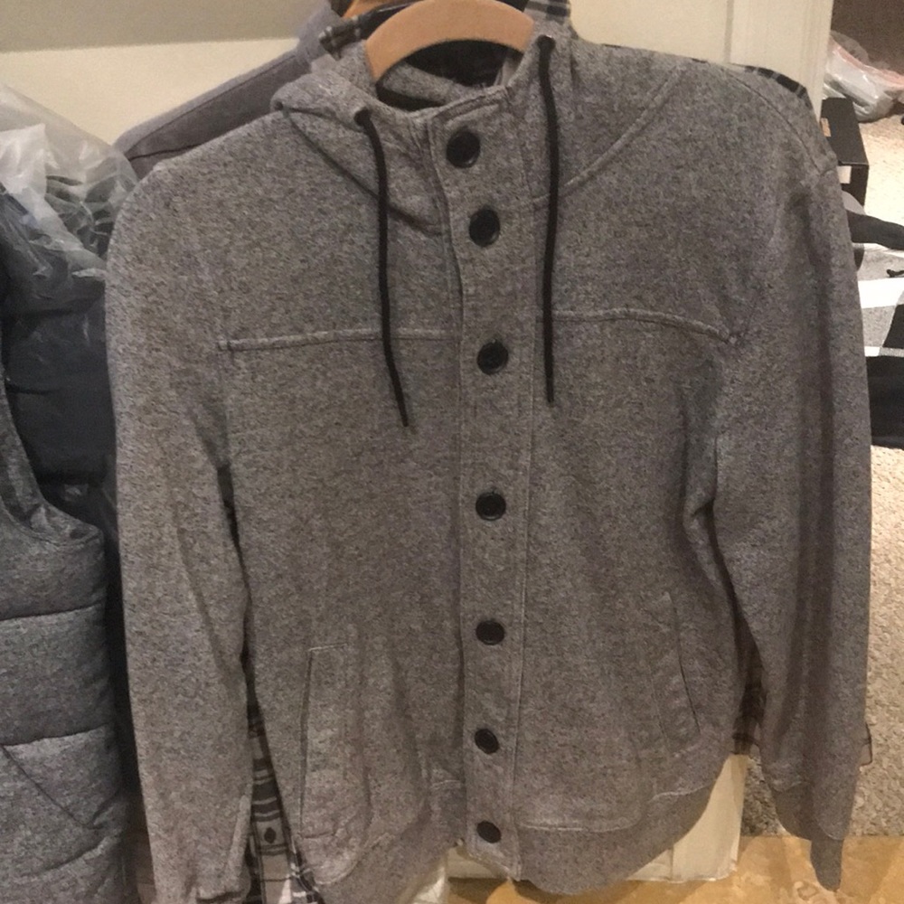 H&M Button Down Jacket with Hood